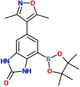 (image for) MC004564 6-(3,5-Dimethyl-1,2-oxazol-4-yl)-4-(4,4,5,5-tetramethyl-1,3,2-dioxaborolan-2-yl)-1,3-dihydro-2H-benzimidazol-2-one